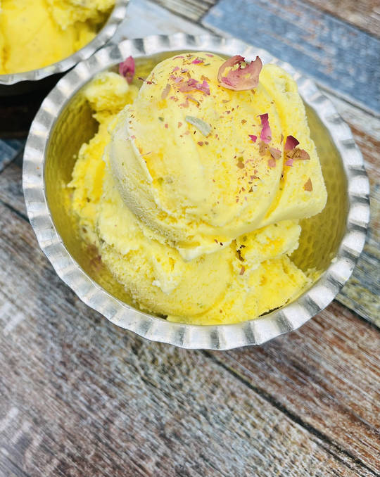 Persian Saffron Ice cream