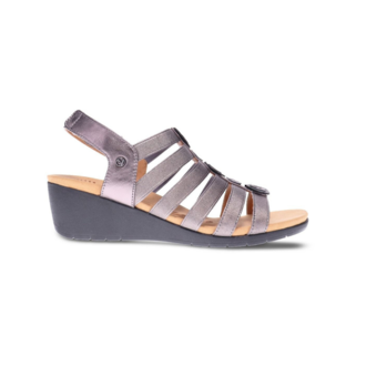 Revere Women's Bari Floral Wedge Sandal Standard (B) Width