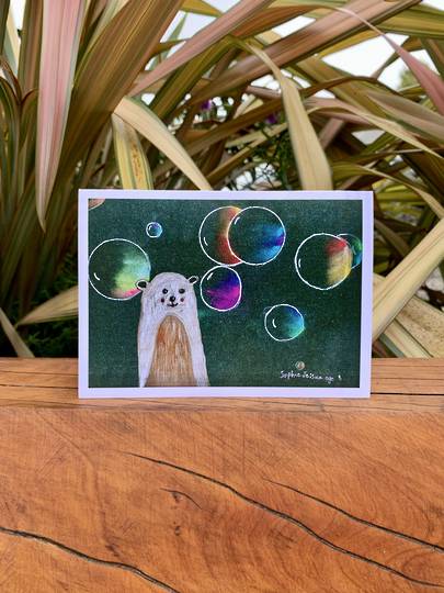 Polar bear greetings card