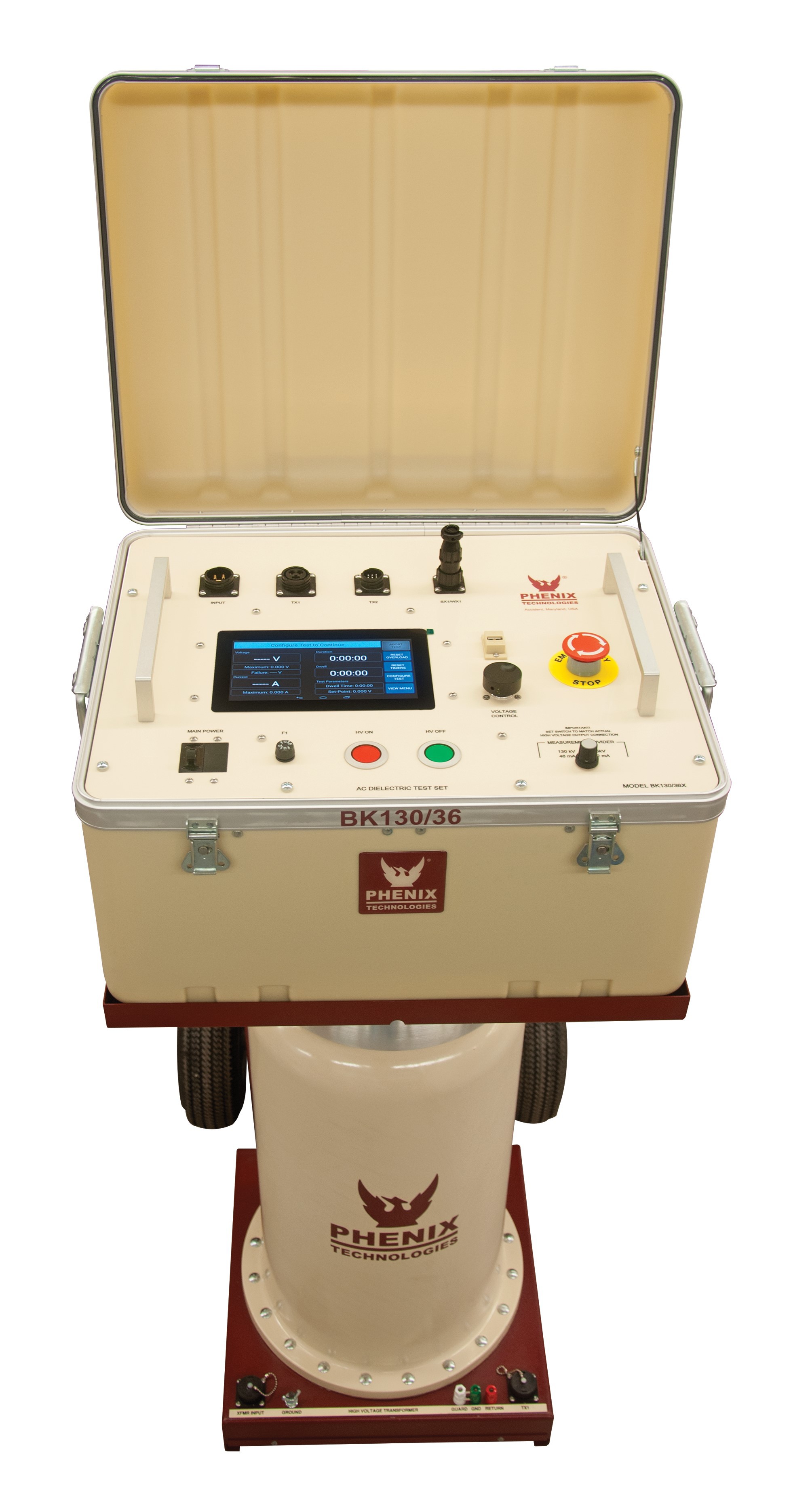 Phenix BK series 36kV to 300kV AC Hipot Test Set - Hipot Test Equipment -  T&M Products - Pro-Test Instruments Ltd