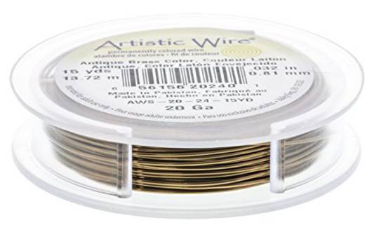 Artistic Wire: 20 gauge - Antique Brass (13.7m spool)
