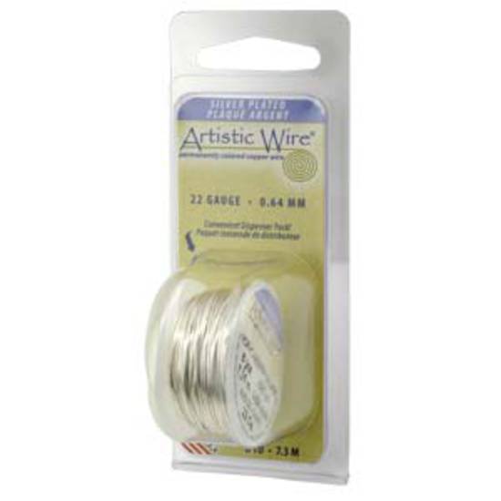 Artistic Wire: 32 gauge - Tarnish Resistant Silver (27.4m spool)