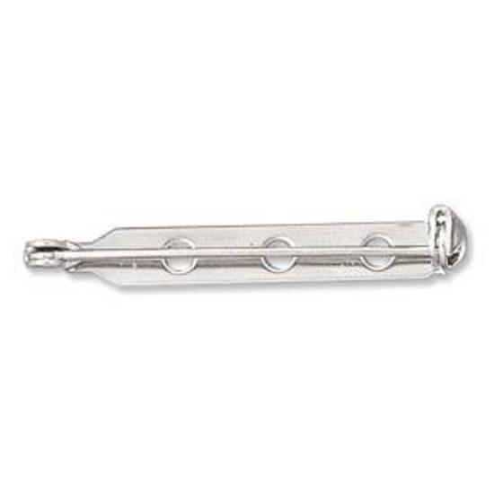 Large Bar/Brooch Pin (3.8cm) - antique silver
