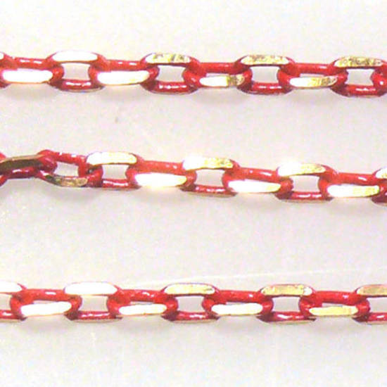 Coloured Chain: Red (3mm)