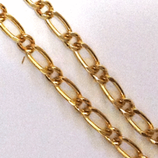 Thick Figaro Chain, Gold