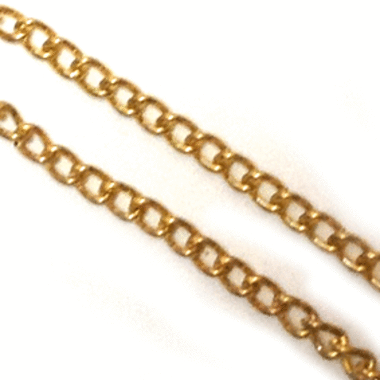 Fine Twisted Chain: Antique Gold (3mm)