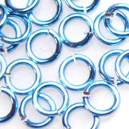 4mm Jumpring: Ice Blue
