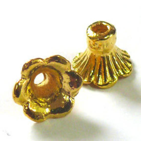 Futed Bell Cone, 10mm - Gold
