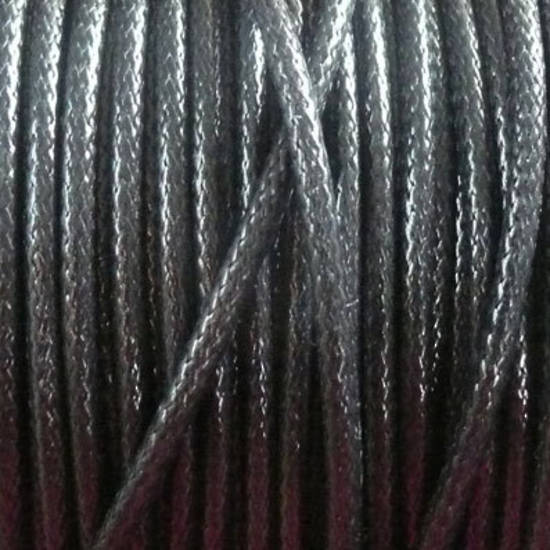 Soft Round Braided Cord, 3mm, black