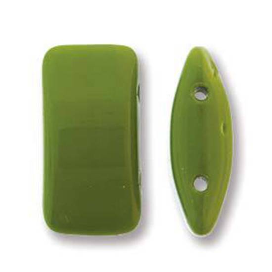 Glass Carrier Bead: Wasabi Green