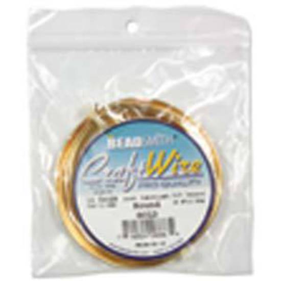 Beadsmith Craft Wire, Gold Colour: 14 gauge