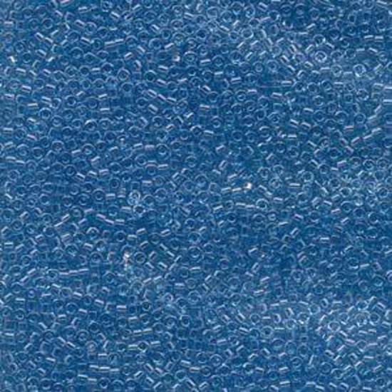 11/0 Miyuki Delica, colour 113 - Transparent Blue Luster