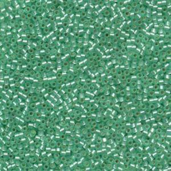 11/0 Miyuki Delica, colour 691 - Mint Green, semi-matte, silver lined