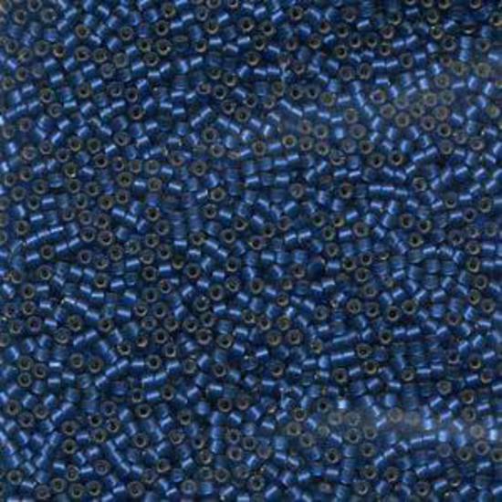 11/0 Miyuki Delica, colour 693 - Deep Medium Blue, semi-matte, silver lined (7.2 grams)