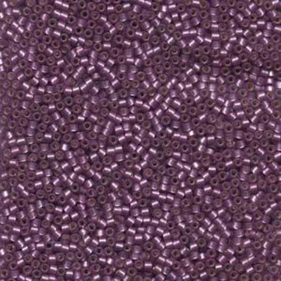 11/0 Miyuki Delica, colour 695 - Violet, semi matte, silver lined (7.2 grams)