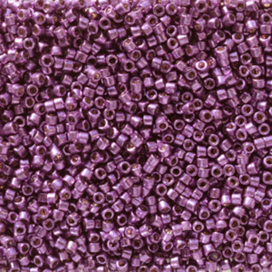 11/0 Miyuki Delica, colour 2508 - Duracoat Galv Purple Orchid (7.2 grams)