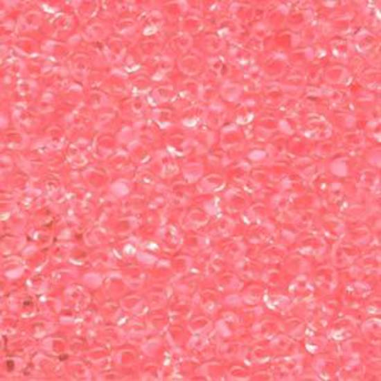 3.4mm Miyuki Drop - Neon Pink Lined Crystal