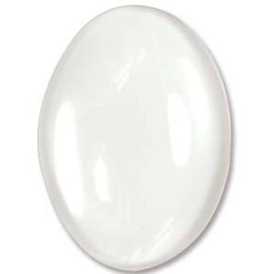 Glass Tile (Cabochon), small oval -18 x 25mm