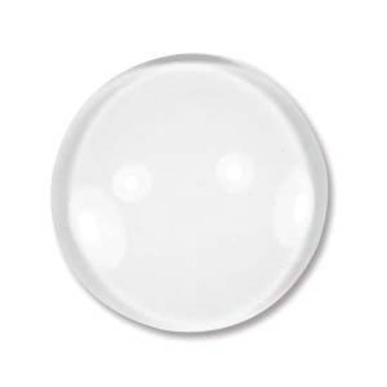 Glass Tile (Cabochon), small round - 20mm