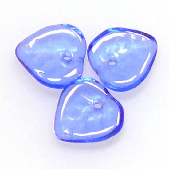 Small Heart Leaf, 9mm - Sapphire