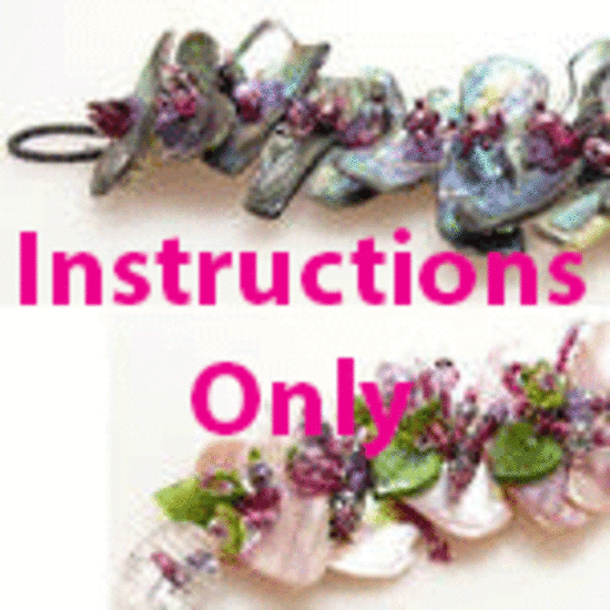 INSTRUCTIONS ONLY: Paua Bracelet