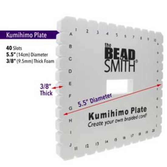 Kumihino Disc: 15cm square - with instructions.