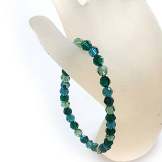 KITSET: Swarovski Crystal Bracelet - Emeraldo
