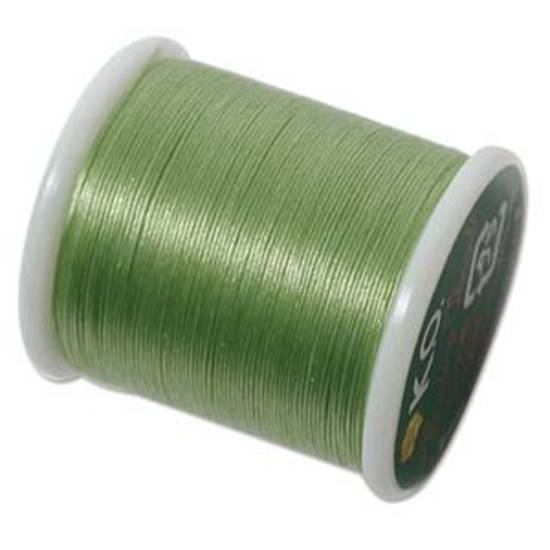 KO Beading Thread (50m spool): Apple Green