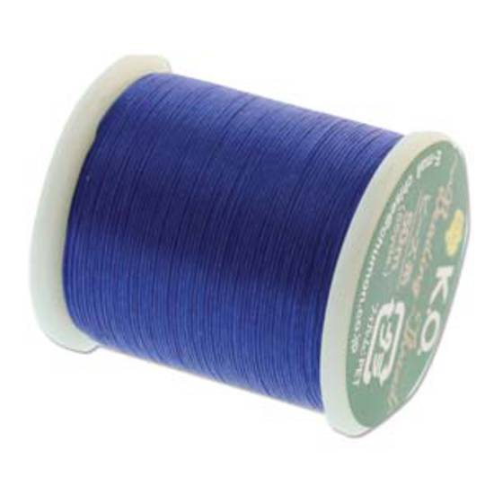KO Beading Thread (50m spool): Clear Blue