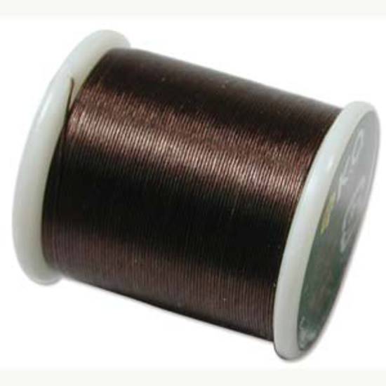 KO Beading Thread (50m spool): Dark Brown