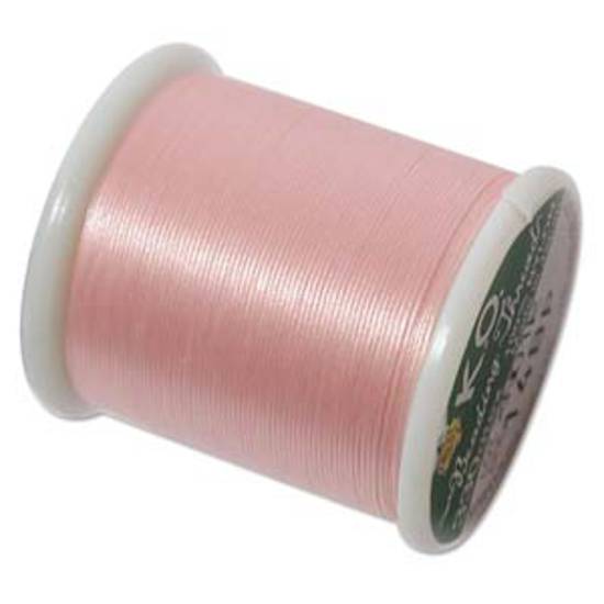 KO Beading Thread (50m spool): Baby Pink