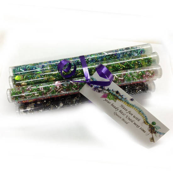 SPECIAL, SAVE 25 percent - TALL Seed Bead Super Mix - 9 x 25 gram tubes