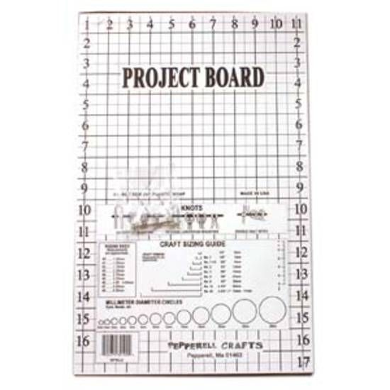 Beginners Basic Macrame Board - 43 x 28cm - with sizes and knot instructions