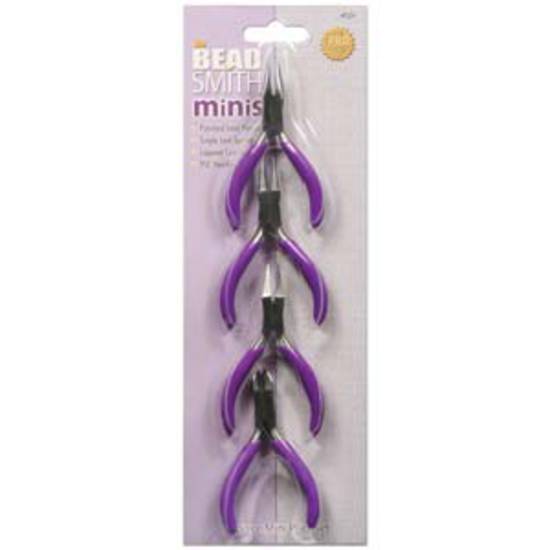 NEW! BeadSmith Mini Purple Plier Set