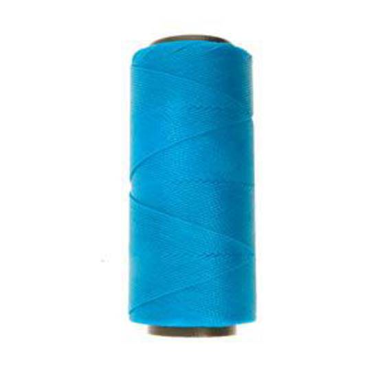 0.8mm Knot-It Brazilian Waxed Polyester Cord: Aqua