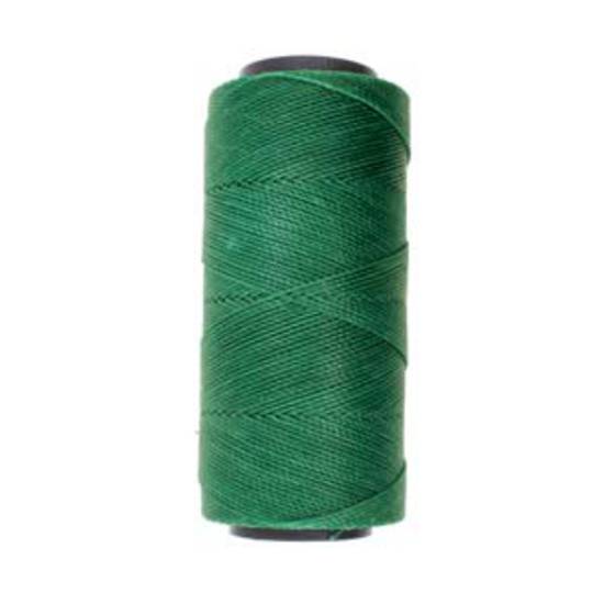 0.8mm Knot-It Brazilian Waxed Polyester Cord: Grass Green