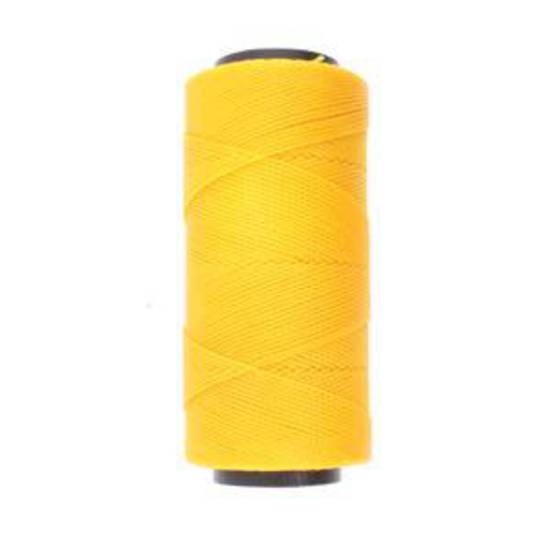 0.8mm Knot-It Brazilian Waxed Polyester Cord: Golden Yellow