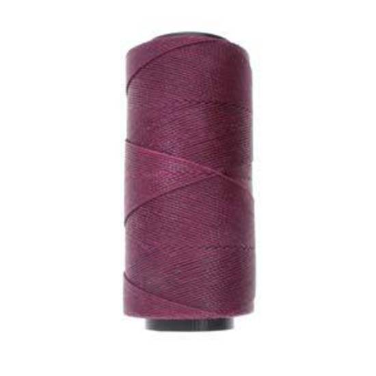 0.8mm Knot-It Brazilian Waxed Polyester Cord: Plum