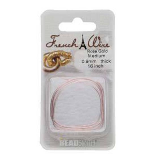 Medium French Wire (Gimp): Rose Gold