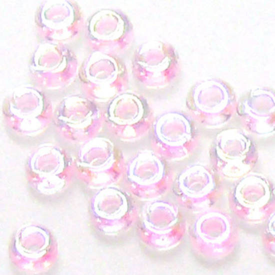 Miyuki size 11 round: 266 - Pink, transluscent (7 grams)
