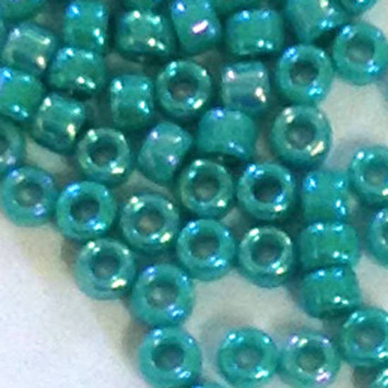 Matsuno size 11 round: 430R - Turquoise Opaque Shimmer