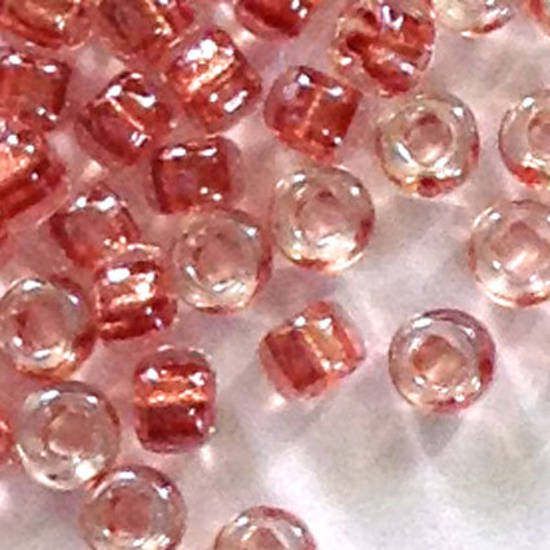 Miyuki size 11 round: 706 - Old Pink, colour lined (7 grams)