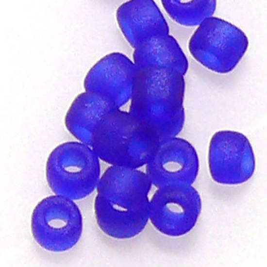 Matsuno size 11 round: F151 - Frosted Cobalt, opaque
