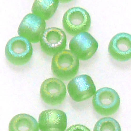 Matsuno size 11 round: F258A - Frosted Mint Shimmer