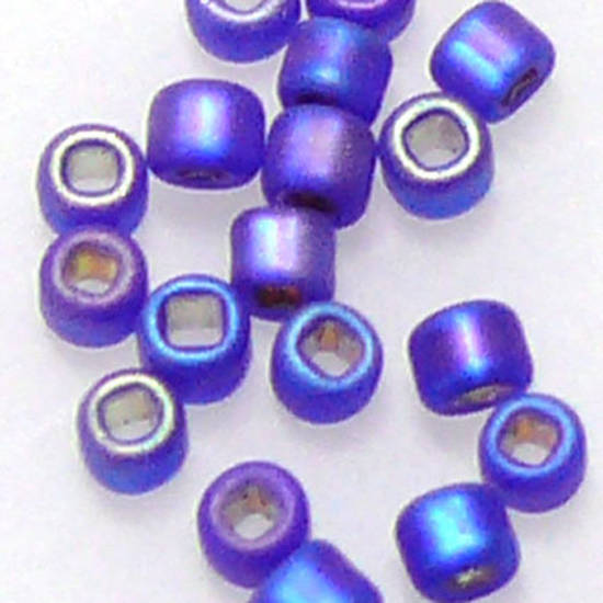 Matsuno size 11 round:  F641 - Frosted Sapphire Shimmer