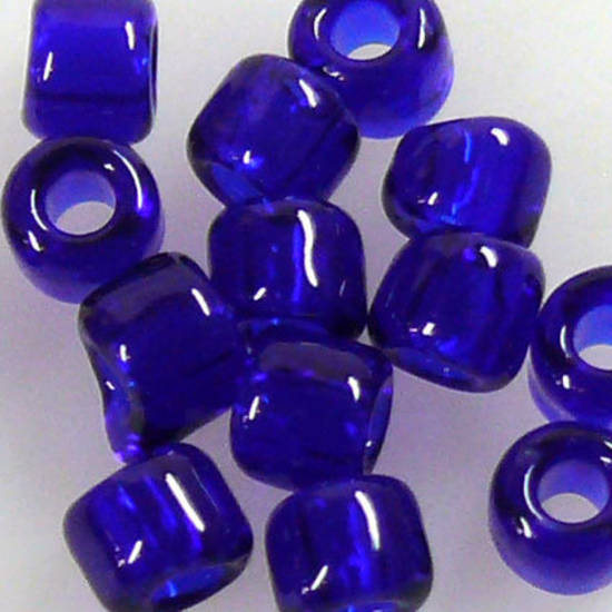 Matsuno size 6 round:151 - Cobalt, transparent