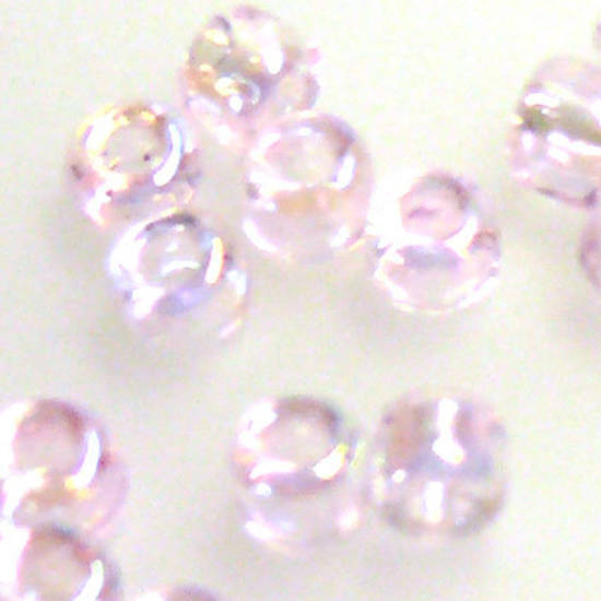 Matsuno size 8 round: 265 - Pink Shimmer, transparent