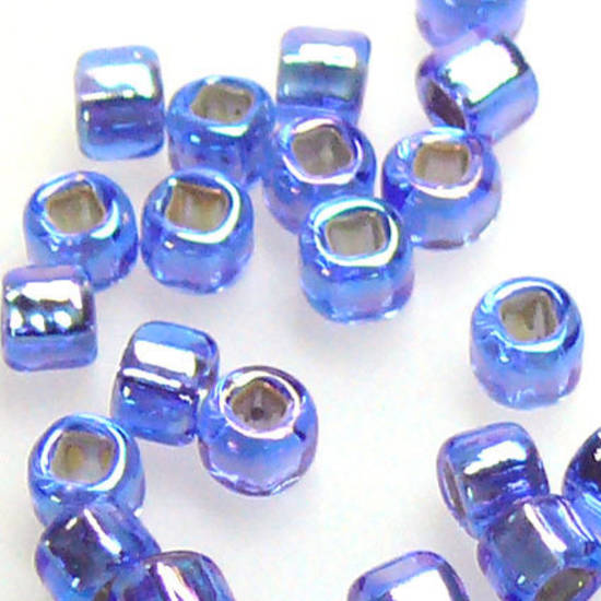 Matsuno size 8 round: 642 - Sapphire Shimmer, silver lined