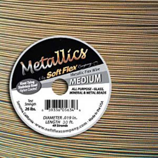 Medium (.019) Softflex: Antique Brass - per meter