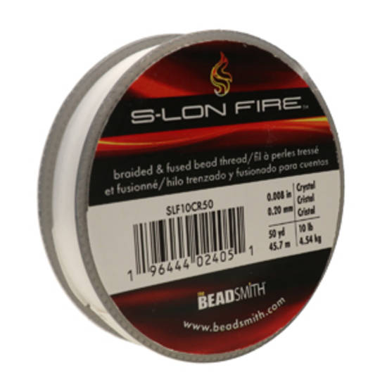 S-LON FIRE, 50 yard spool: 10lb - Crystal Clear